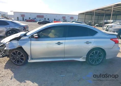 2017 Nissan Sentra Nismo z USA, uszkodzony, nr VIN 3N1CB7AP9HY394338